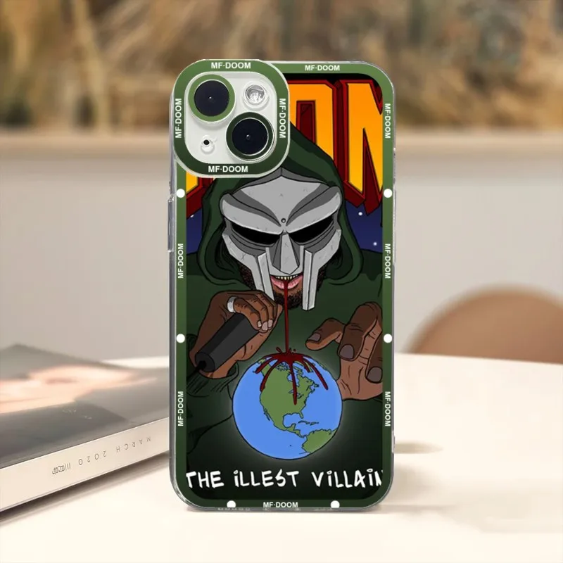 MF DOOM Rapper Phone Case for Xiaomi 13 Redmi Note 12 11 10 Pro Lite Proplus Pocox3GT F3 Transparent Soft TPU Fundas Cover