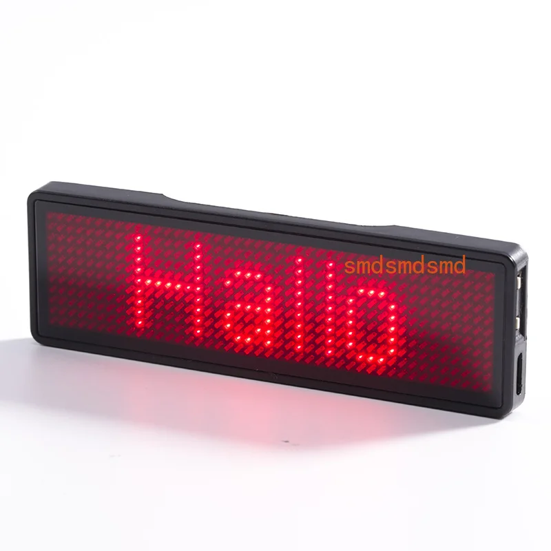 

S1144 Screen Advertising Board, Flashing Led Light Name Badge