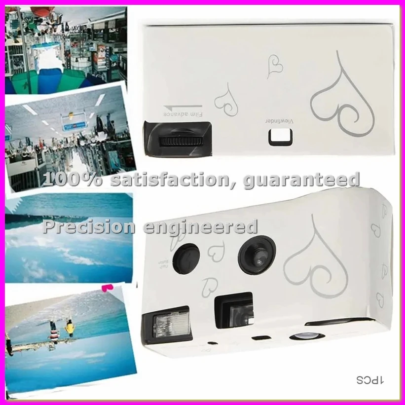 

1 шт. Ретро-фотоаппарат на 27 снимков, 35 мм, одноразовый, с ручной настройкой, оптический, для детей и в качестве подарка, наборы пленки для одноразовых камер - ELEC