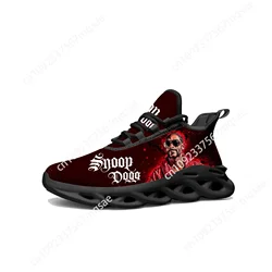 Snoop Dogg Rap Flats Sneakers Mens Womens Sports Running Shoes High Quality Sneaker Lace Up Mesh Footwear Tailor-made Shoe Black