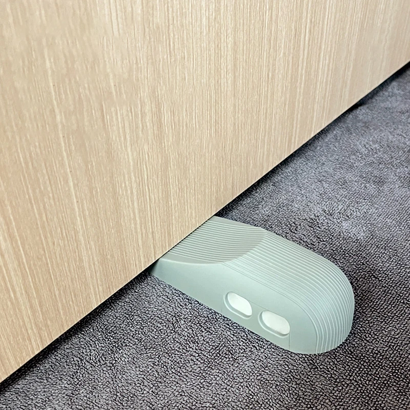 Protective Safety Door Stopper, Door Stopper, Windproof, Anti-pinch, Rubber-coated, No Damage To The Door, No Installation