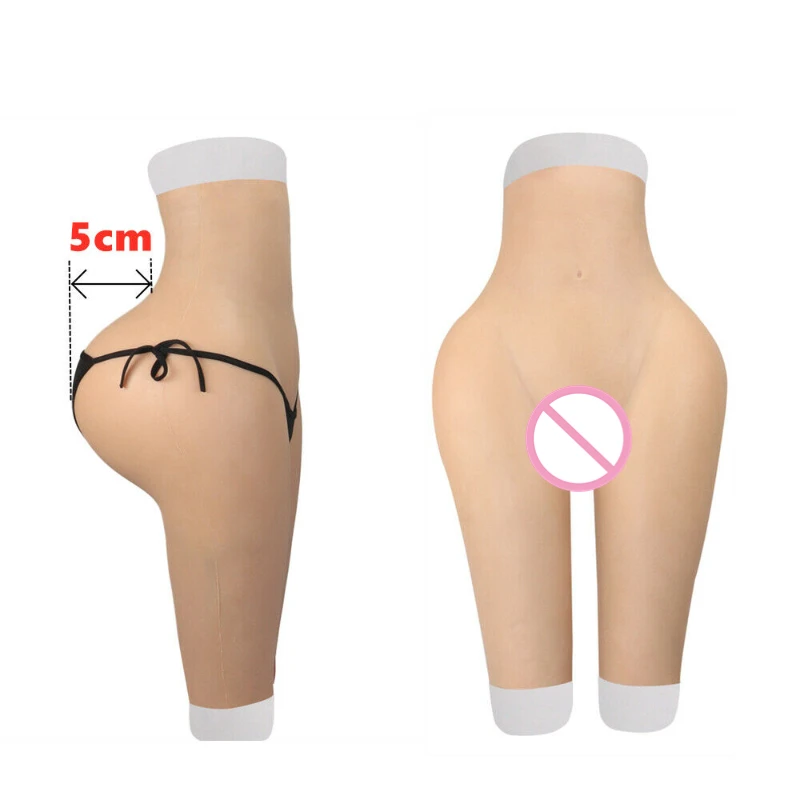 Silicone Pants Thickened 5cm Plump Huge Buttocks Panties Transgender Ladies Cross-dressing Large-scale Performance Clothing