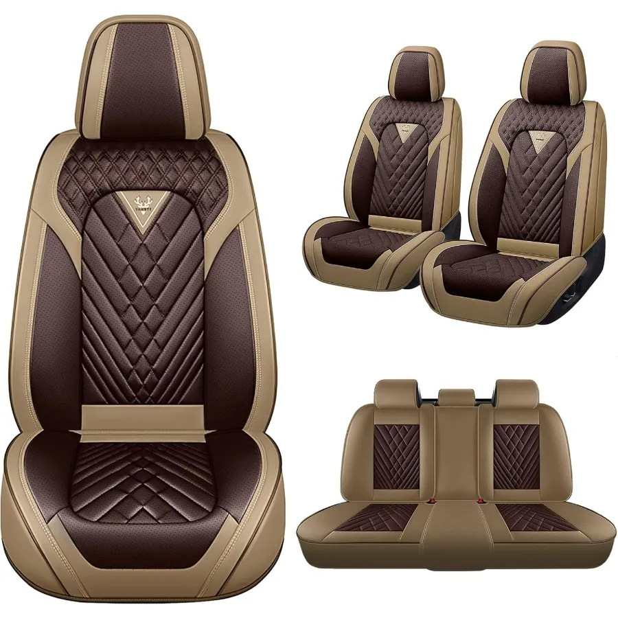 

Car Seat Covers Fit for Dodge Charger 20062023 5 Seats NonSlip Nappa Leather Seat Cover with Airbag Compatibility Premium Sport