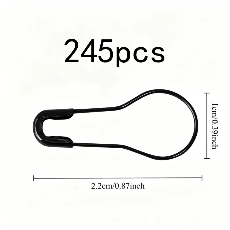 1 pcs Iron Safety Pins, Gourd-Shaped Head for Clothing Label Fixing, Sharp Point great for Sewing Accessories