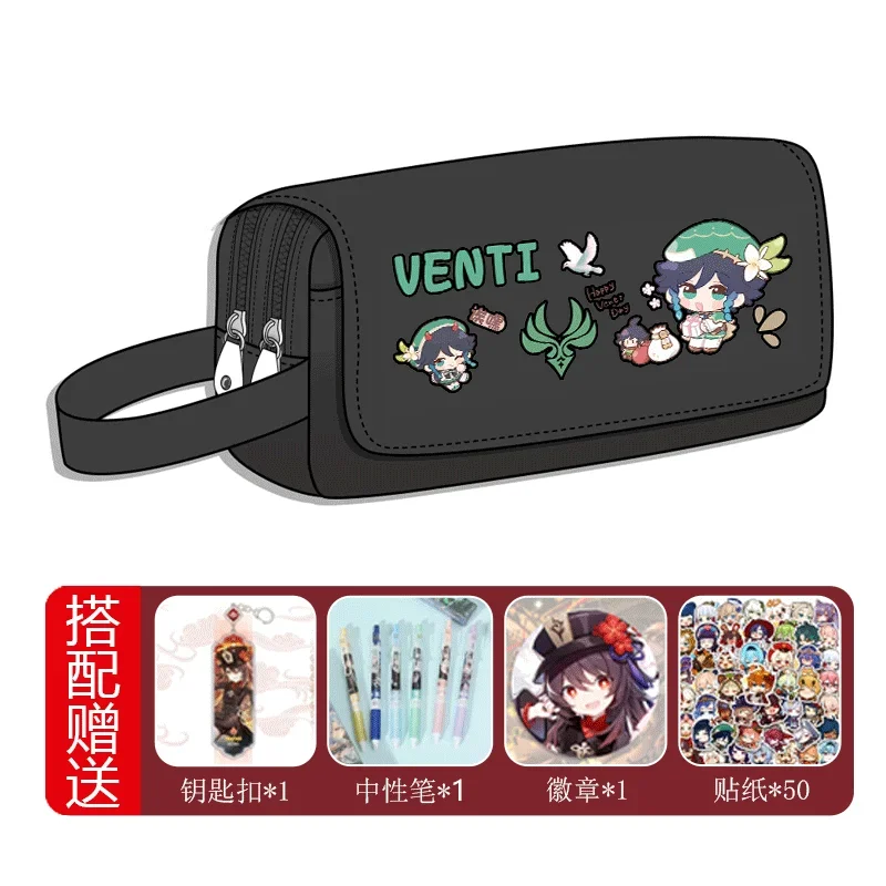 Anime Game cos vini EULA beelzebu Keqing Aldo Klee etc. Cartoon print for casual pencil case gifts