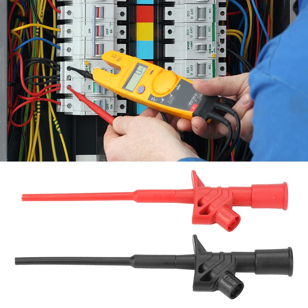 P5004 Probe Test Probe P5004 High Voltage Flexible Test Probe Insulated Quick Professional Test Hook Clip Quick Test Clip