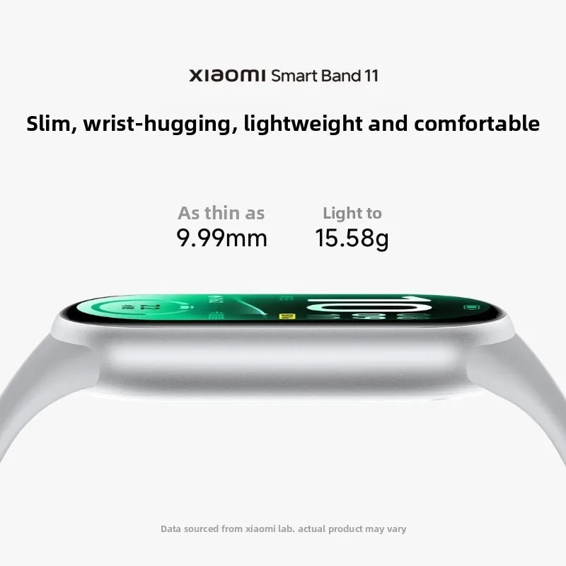 Xiaomi Mi Band 11 China Version Heart Rate Sleep Monitoring AMOLED Fitness Tracker 150+ Sports Modes Smart Bracelet Wristband
