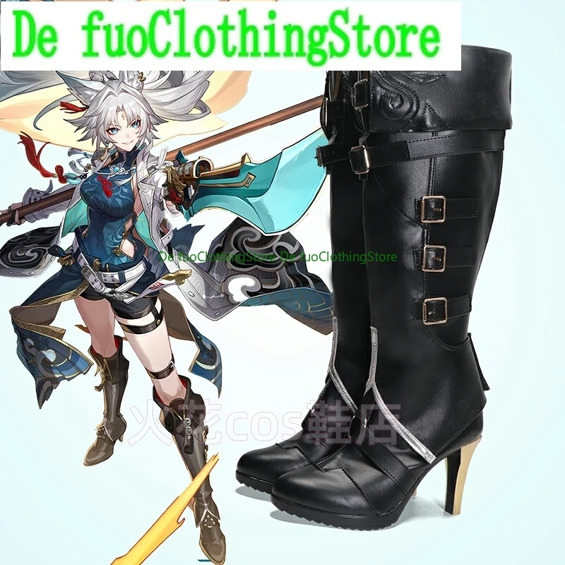 

Обувь для косплея, ботинки Collapse Star Qiong, железная дорога, летающее небо, обувь для косплея, карнавальные костюмы на Хэллоуин, аксессуары, обувь