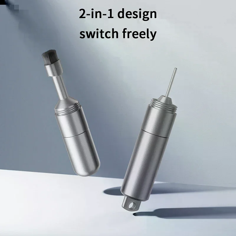 2 In 1 Sim Card Tray Removal Tool Eject Pin Earbuds Cleaning Brush Reset Tools Needle Opener Cleaner Pen Kit For