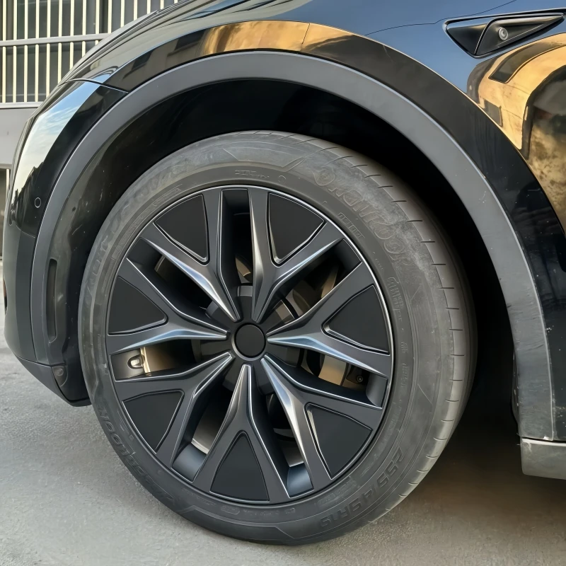 4PCS 19 Zoll Radkappe Leistung für Tesla Modell Y 2018-2024 Radkappen Automobil Ersatz Radkappe Vollrand Abdeckung Zubehör – Detail 4