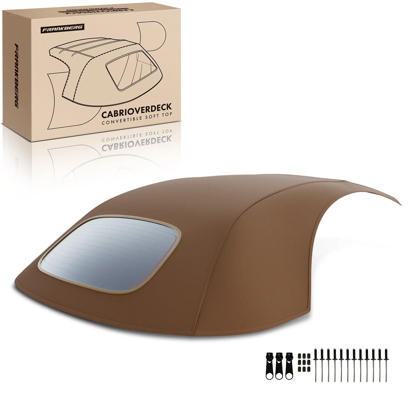 Frankberg 1x cabriolet softtop afdekking voor VW New Beetle Cabriolet 1Y7 2002-2010 VWNBTAN-STF VWNBTAN-STF