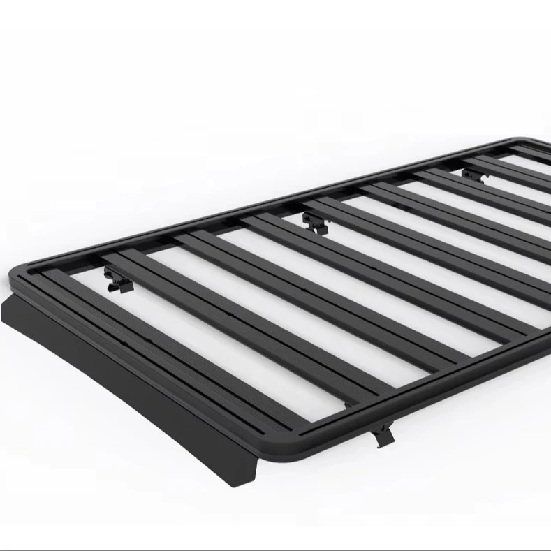 for Aluminium 4x4 Accessories Pickup Luggage Rack Truck Roof Rack for Toyota 4runner Roof Rack with Deflector