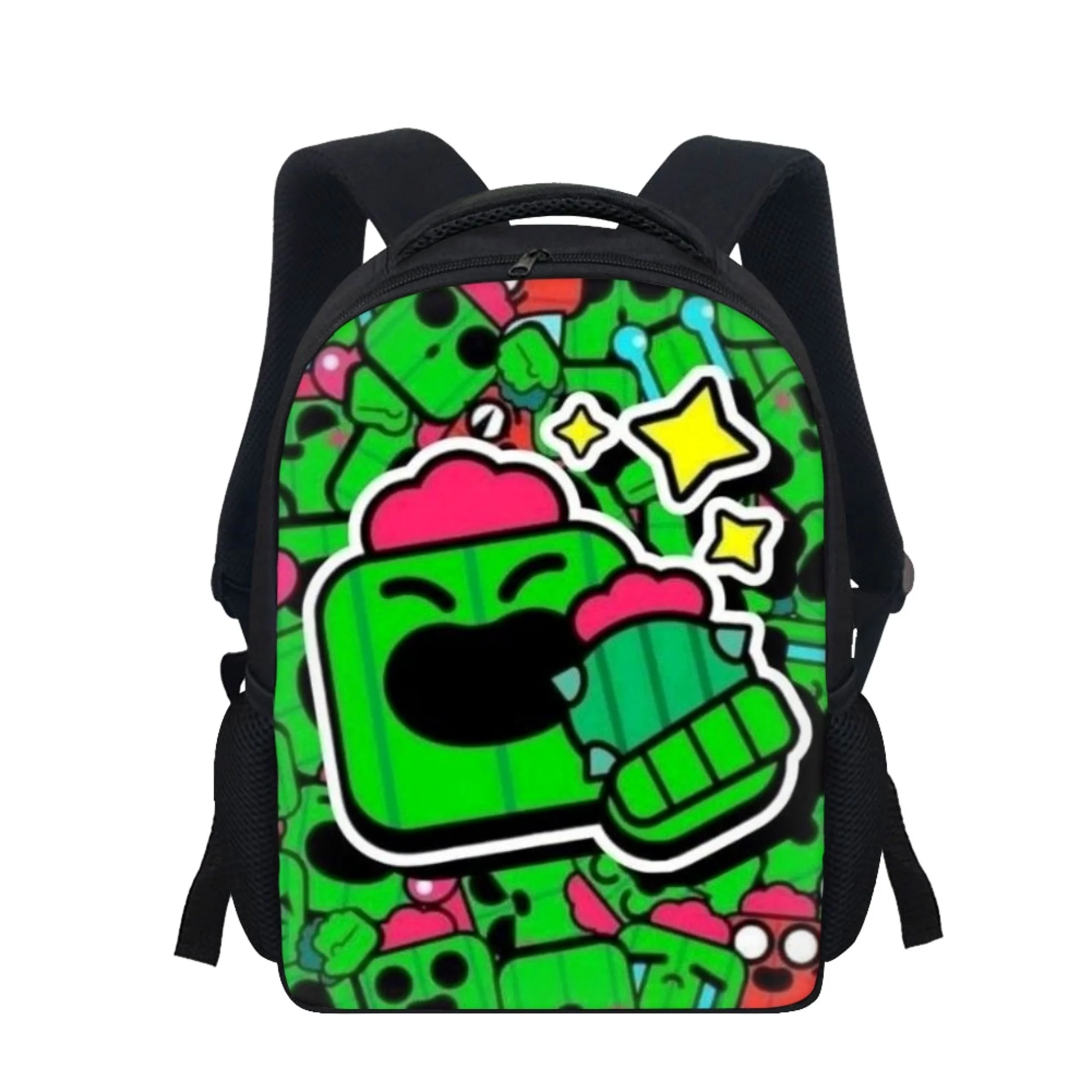 Mochila escolar con estampado 3d de dibujos animados para niño y niña, Bolsa Escolar bonita y divertida, venta directa de fábrica