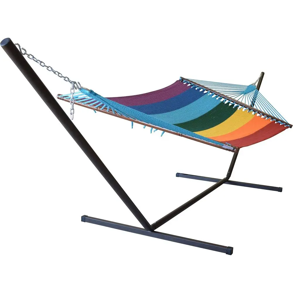 

Large Multicolored Metal Tribal Stand