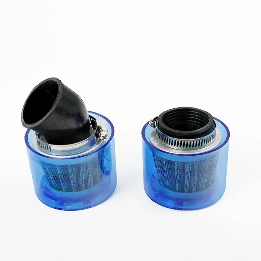 35/38mm Motorcycle Air Filter Splash Proof Universal Motorbike Pod Cleaner Bend Elbow/Stright High Flow Air Filter for Bike