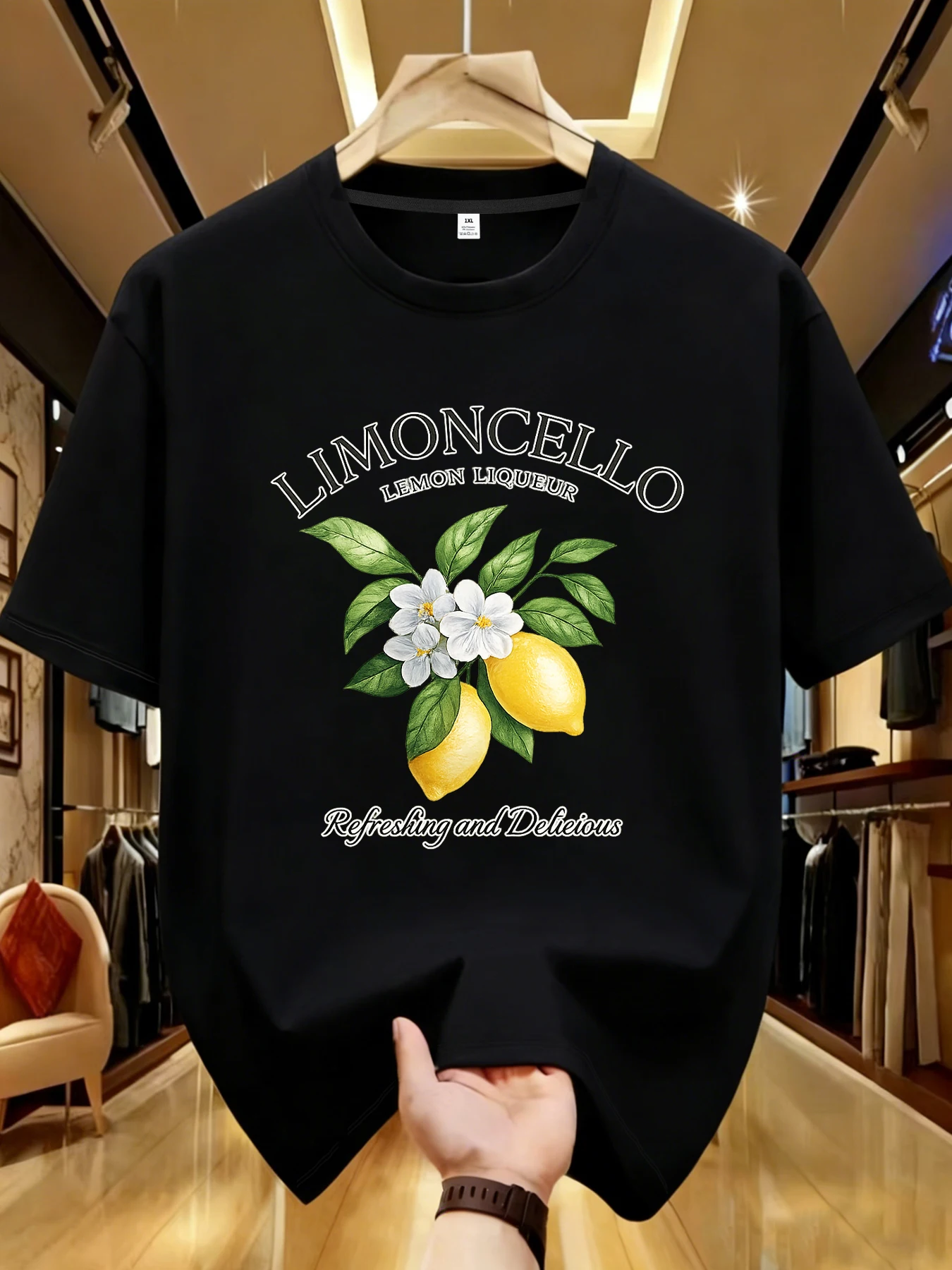 

【WDS01111】Женская футболка с круглым вырезом и принтом лимона, больших размеров, летняя повседневная уличная модная женская футболка с коротким рукавом в стиле Джокер