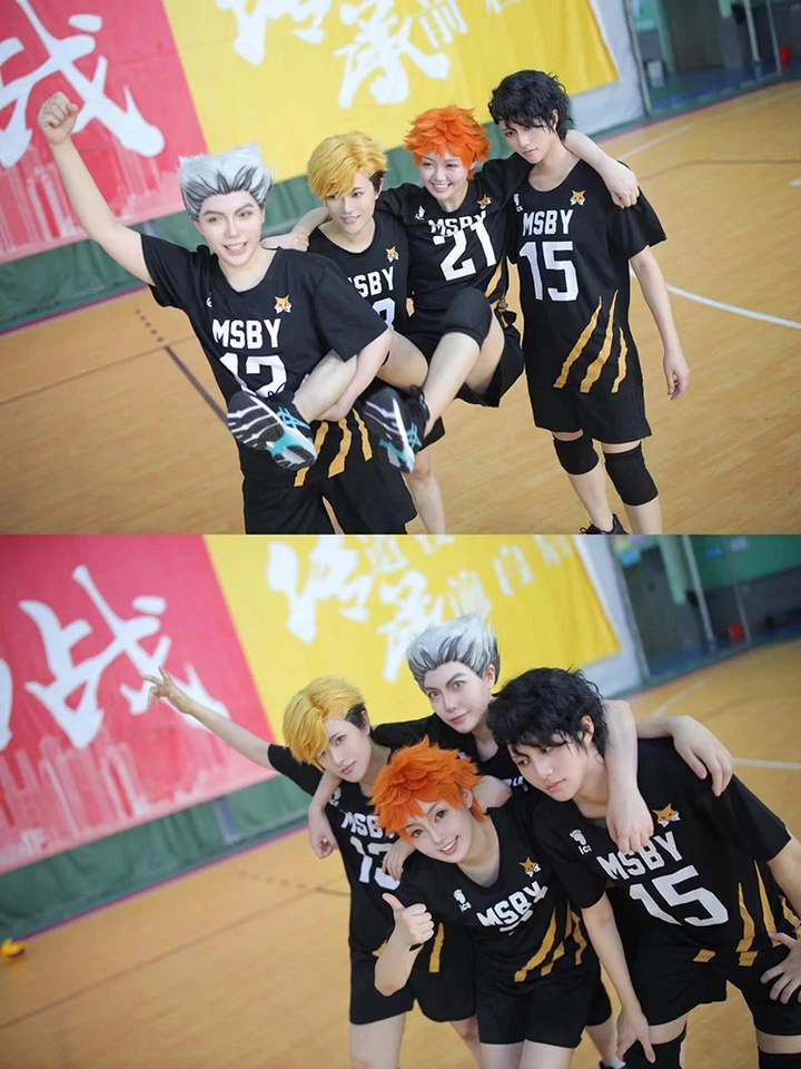 Anime Haikyuu Cosplay Costume MSBY Black Jackal Volleyball Club