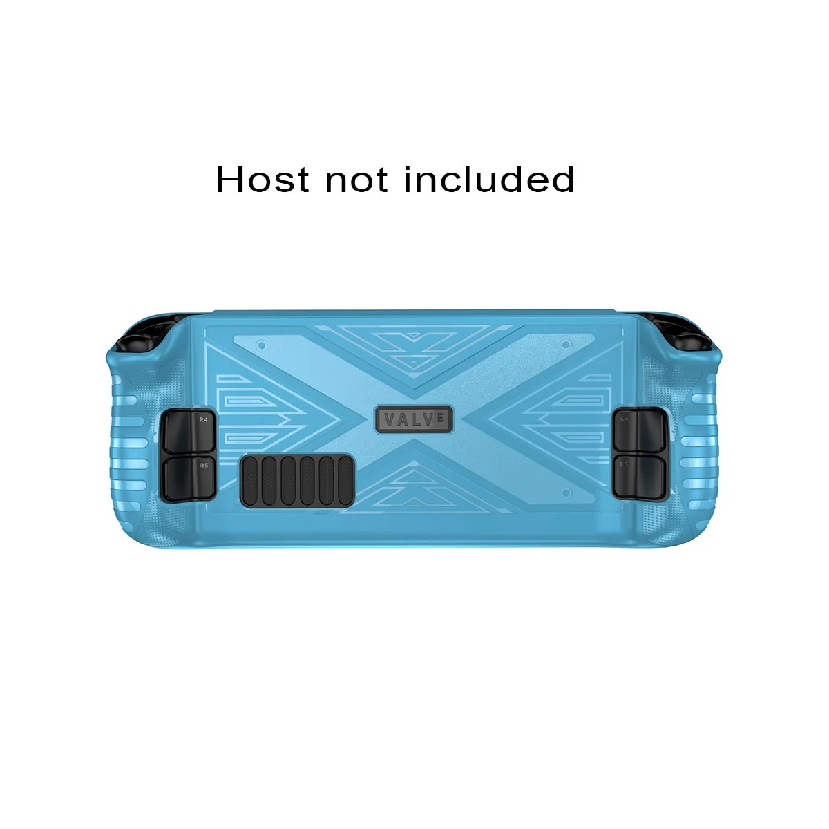 เคสป้องกัน TPU สำหรับคอนโซลเกม Steam Deck ฝาครอบป้องกันแบบนิ่มกันลื่นกันรอยขีดข่วนสำหรับดาดฟ้าไอน้ำ (สีชมพู)