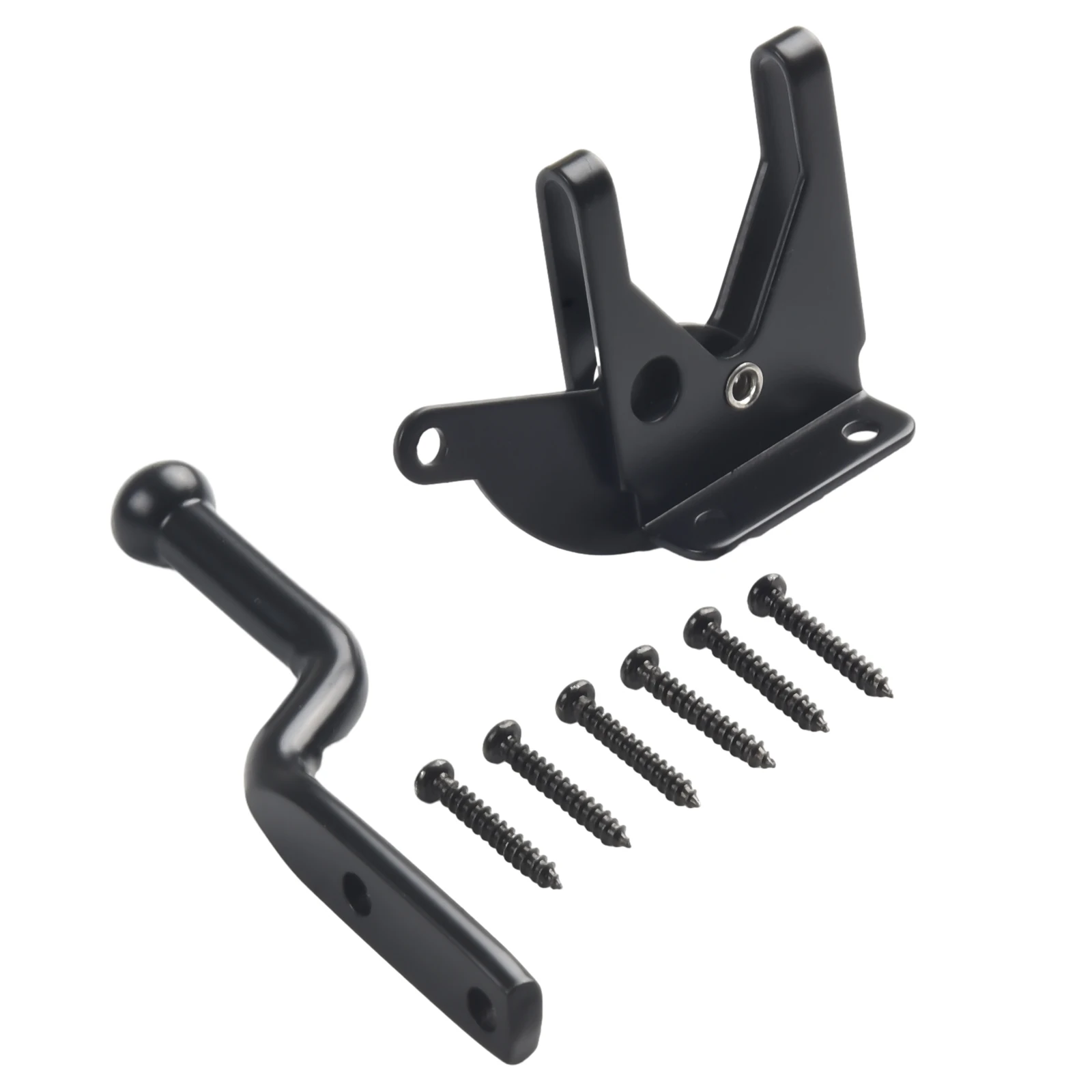 Garden Gate Latch Fence Lock Buckles Kit With Bolt Garden Fence Farm Gate Carbon Steel Automatic Latch Garden Supplies