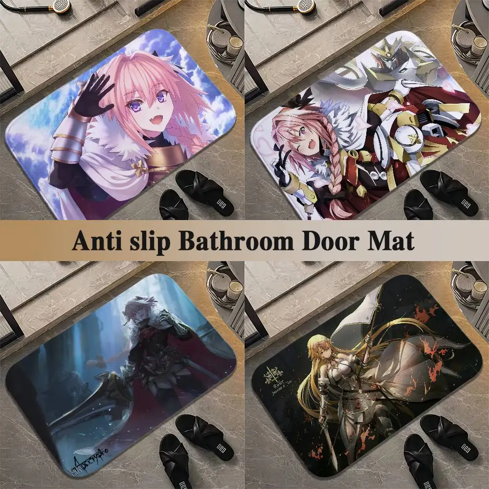 

Fate Apocrypha Astolfo Floor Mat Printed Large Carpets Room And Bedroom Carpets Bathroom Anti Slip Door MATS Small Carpets