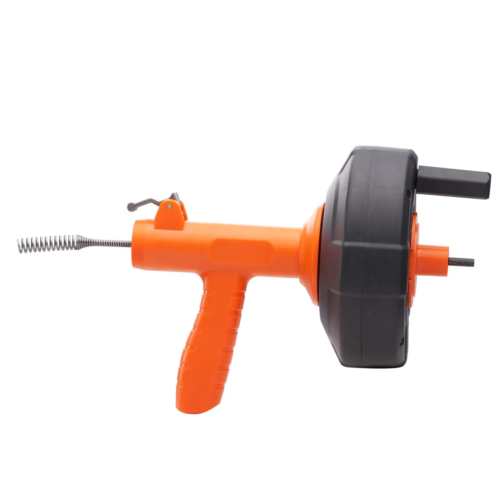 Drain Auger 25Ft, Plumbing Snake Auto Feed, Plumbers Snake With Drill Attachment, Pipe Snake Drain Clog Remover For Kitchen