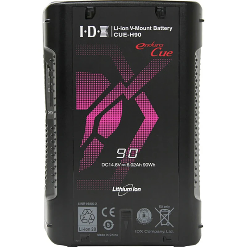 IDX CUE-H90 90Wh CUE-H135 135Wh CUE-H180 180Wh Li-Ion V-Mount Battery Compact Li-Ion V-Mount Battery VL-2CH VL-4X Charger