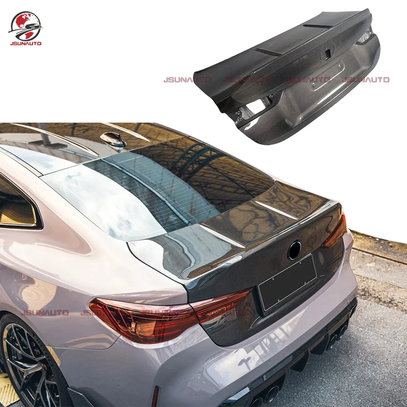 

Dry Carbon Retrofit Part G80 CSL Style Rear Trunk Lid Cover For Bmw M3 M4 G82 Carbon Fiber Trunk Boot Door Hood