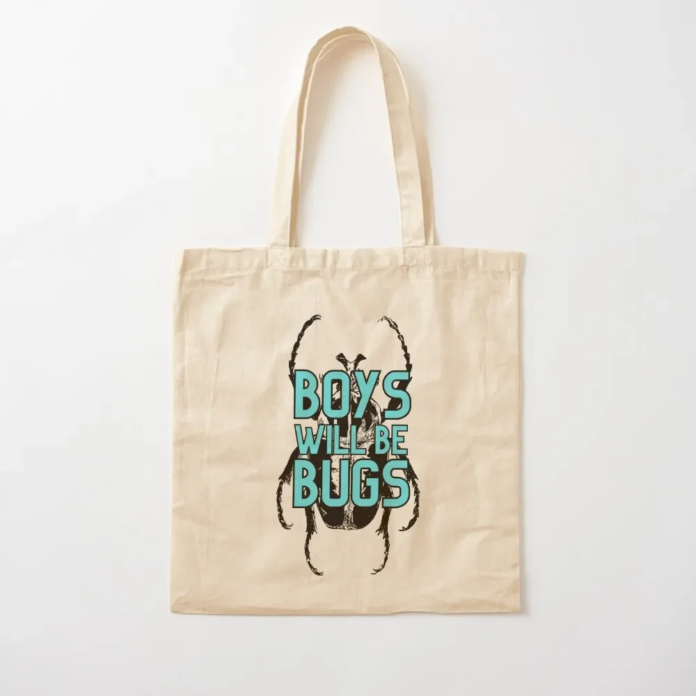 

Boys will be bugs blue Tote Bag Canvas stote bag Women's shopper bag luxury women Handbags