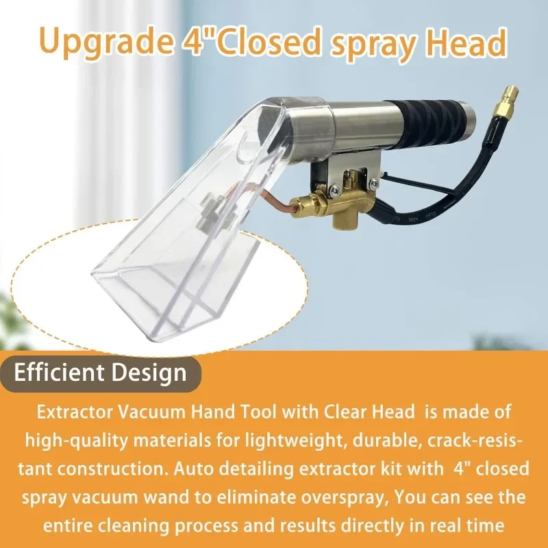 NEW PRODUCT.Shop Vac Extractor Kit, Extractor Hose Kit with Wand and Hose for Upholstery with10 FT Vacuum Hose, 25 FT Waterline
