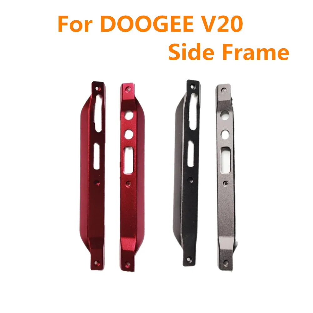 For DOOGEE V20 Cell Phone shell Middle Side Metal Housings Outdoor Waterproof Side Frame Case Repair Accessories Parts Bumper