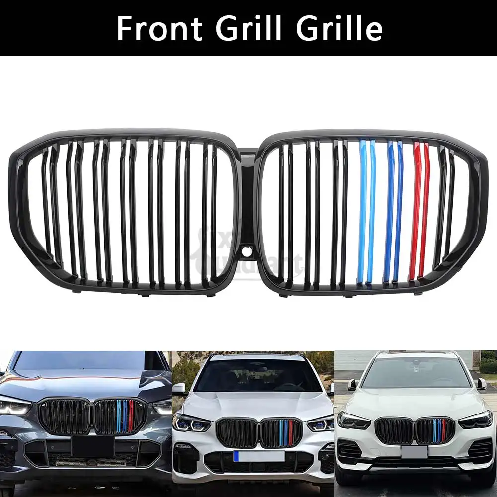 

Передняя решетка впуска, сетка для ремонта тюнинга, АБС-пластик для BMW 19-23 X5/G05xDrive40i/xDrive50i/xDrive45e/M50i/M50i