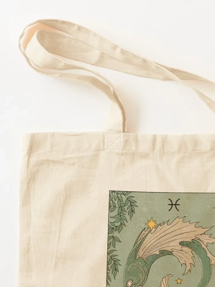 Pisces Tote Bag tote bag screen Women's shopper bag shopper women canvas personalized tote
