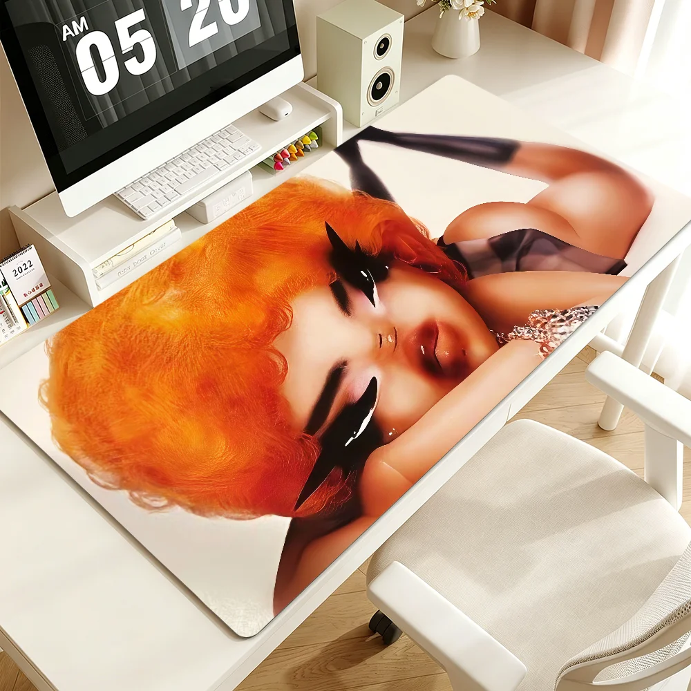 Singer Cool I-Ice S-Spice Y2K Mouse Pad Non-slip Lockedge Thickened Desktop MousePad Large Comfort Gaming Office Student