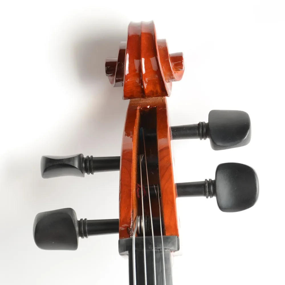 4/4 Basswood Cello with Vintage Ribbon Organizer, Practice playing the cello New Year/Holiday Gift for Music Enthusiasts