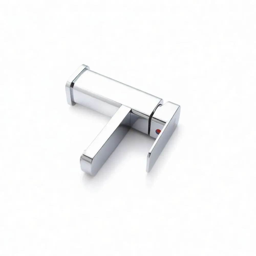 Concealed Basin Mixer Faucet White Modern Bathroom Sink Tap Single Handle Hot Cold Water Switch For Easy Installation Kit