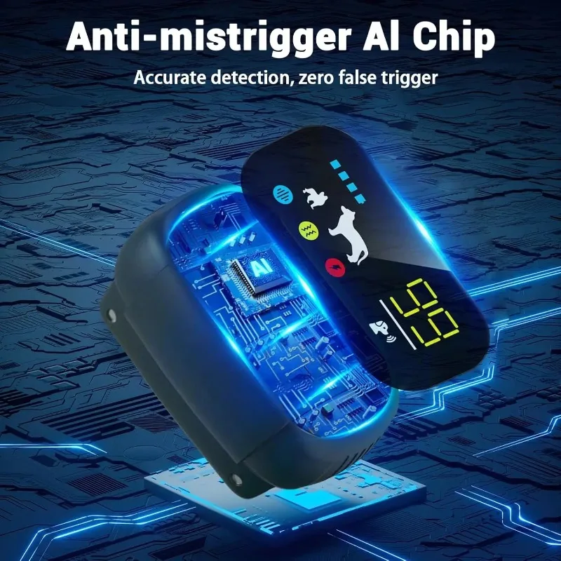 Collar antiladridos automático para perro con vibración y registro - imagen 3