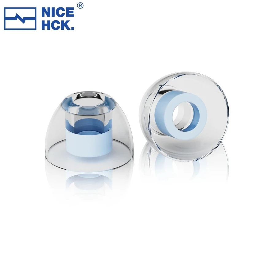 NICEHCK C04 Liquid Silicone Ear Tips Noise Isolating Soft Expand Soundstage Clear Layers Eartips