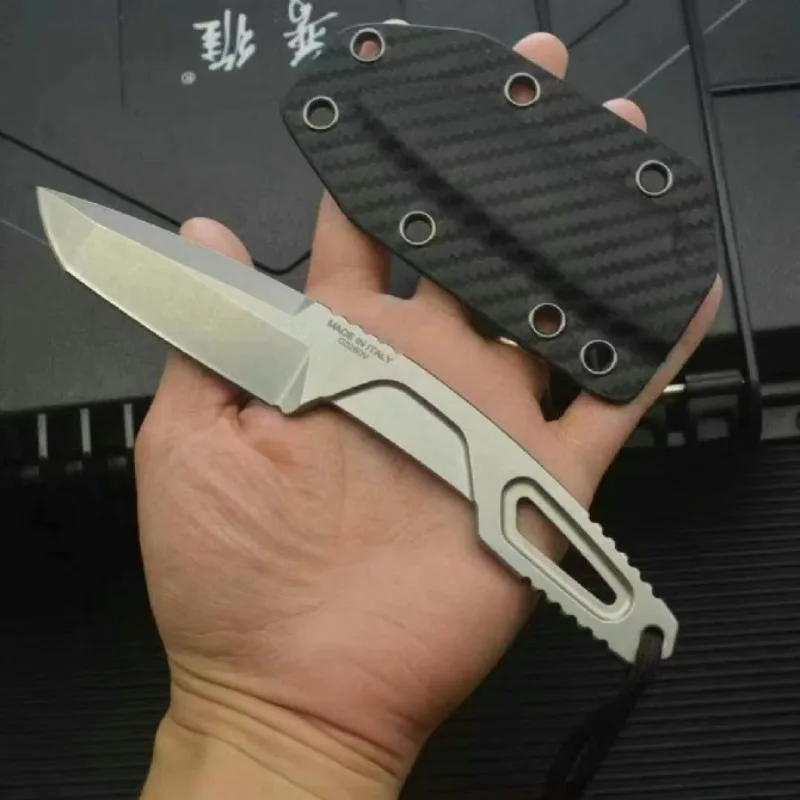 NIEUW RAOT Vast mes met schede N690 stalen mes en handvat, Outdoor EDC Campingmes Jachtmes Survival Tool