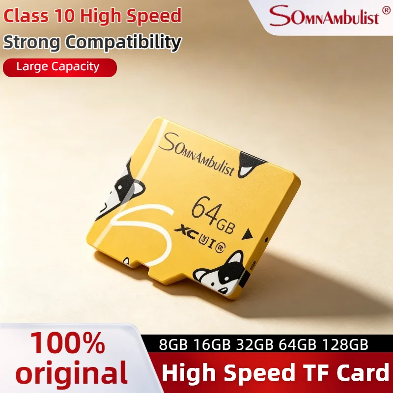 

SomnAmbulist High Speed 64GB Mini TF Card C10 U3 A1 Memory Card for Drone Audio Surveillance Device 64GB TF Card Pro