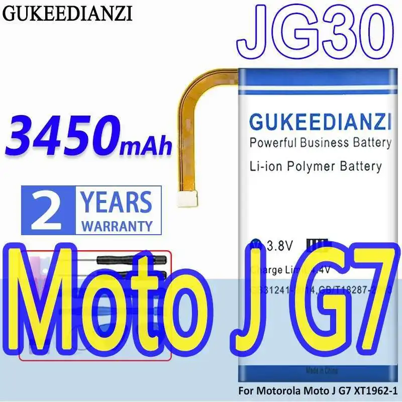 

Stable 3450Mah Mobile Phone Battery For Motorola Moto J G7 XT1962-1 JG30