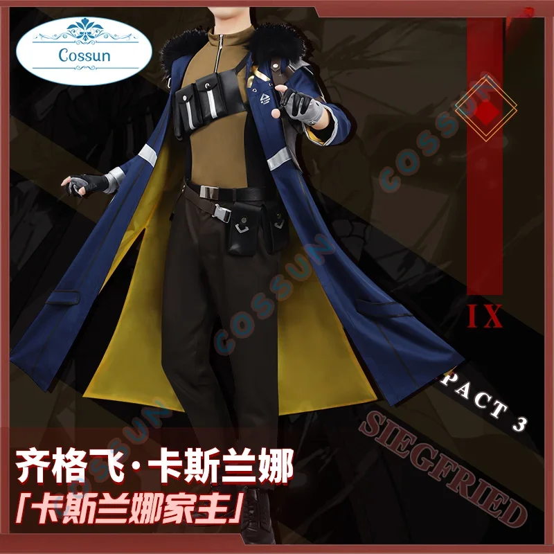 

S-4XL Honkai Impact 3rd Siegfried Kaslana Cosplay Costume Halloween Party Role Play Outfit Game