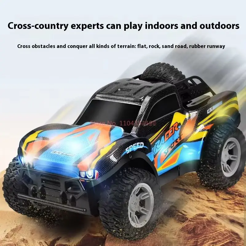 Remote Control Car Spray Pickup Four Wheel Drive Off Road Racing Car Drift Dynamic Music Children Toys Birthday Gift Decorations