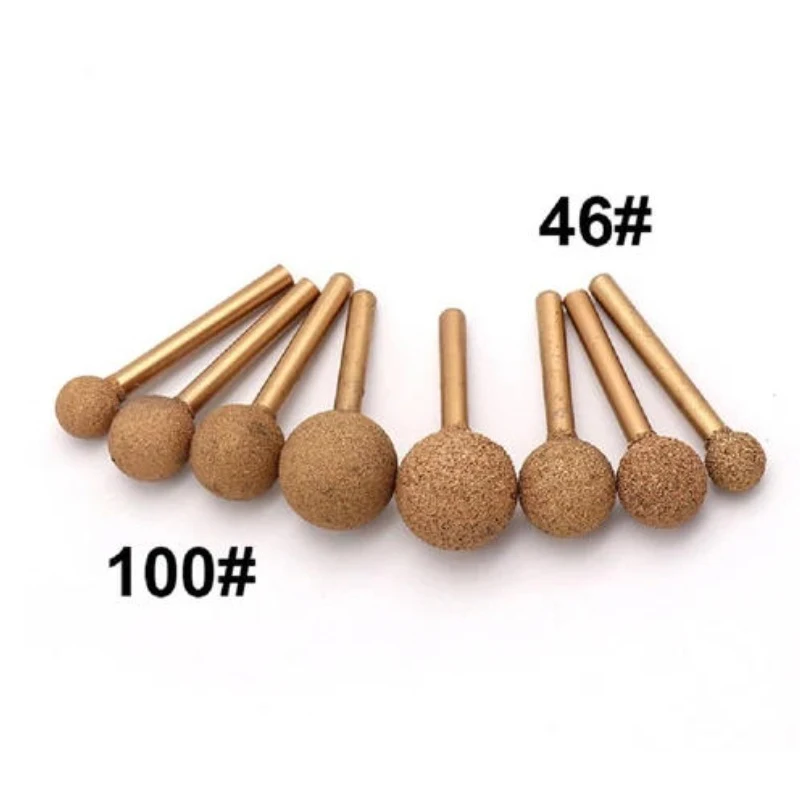 1/2/5 قطعة الكرة مختلط الماس لدغ رأس مطحنة 12/14/16/18/20/25 مللي متر 6 مللي متر عرقوب مختلط سبيكة لطحن لدغ النقش #2