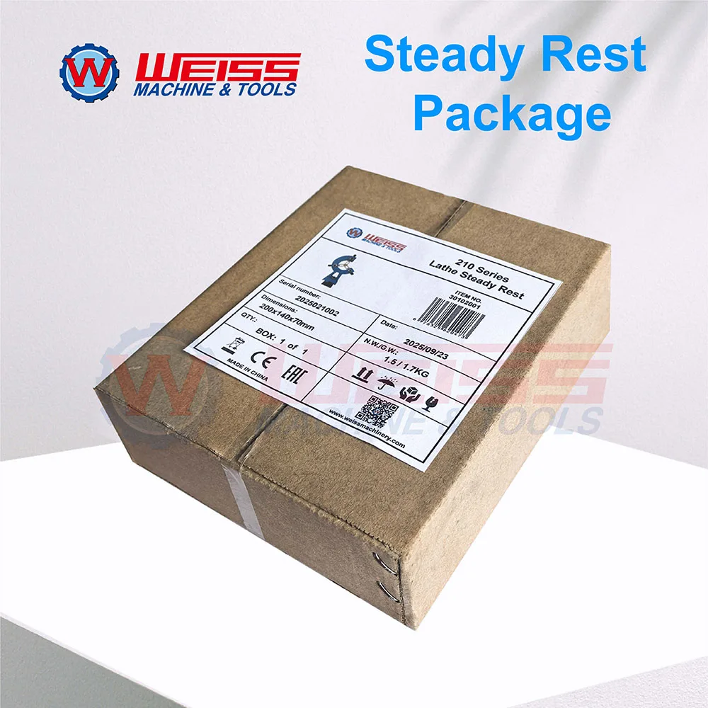 WEISS 210 시리즈 선반 스테디 레스트 및 팔로우 레스트 정밀 가공 및 금속 가공용