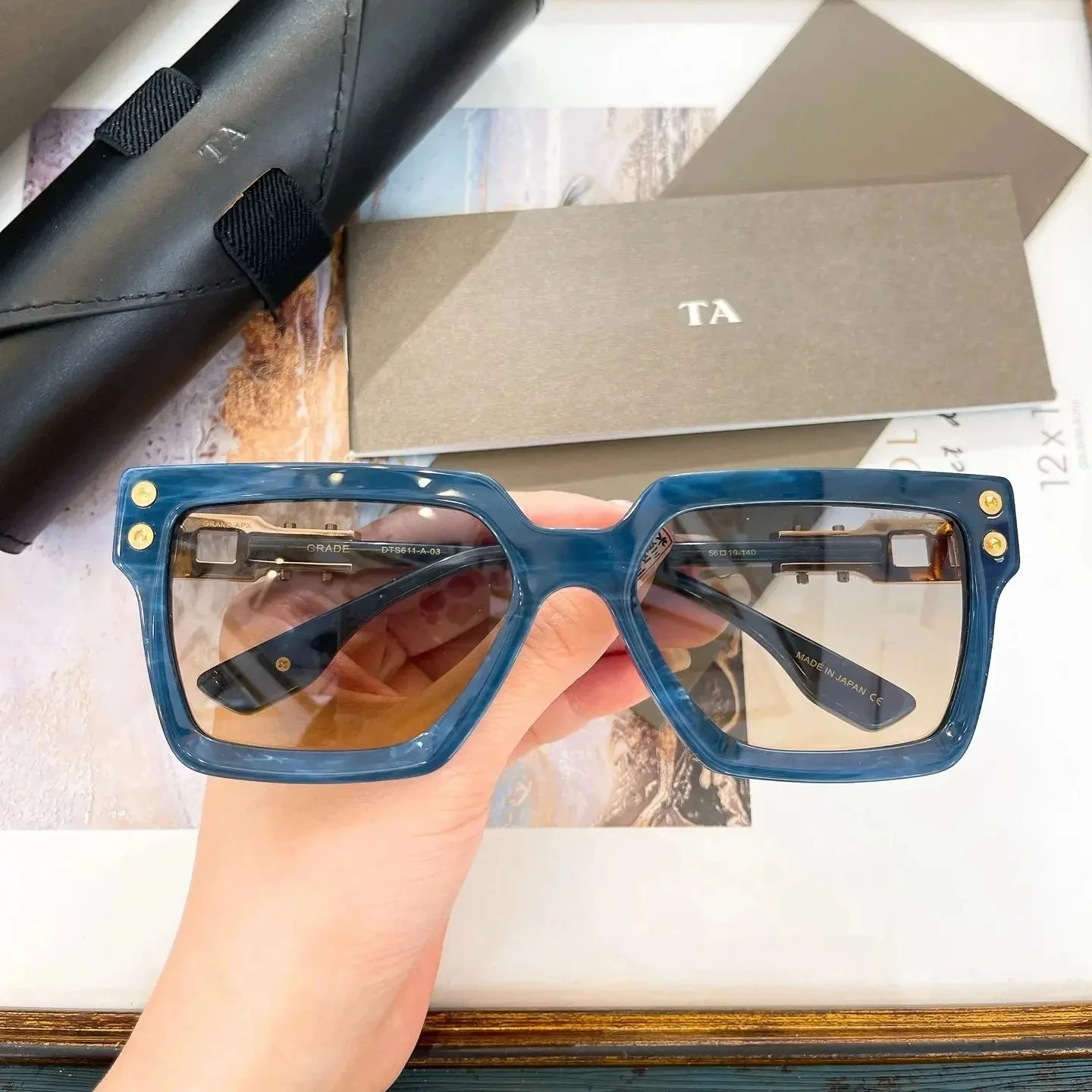 

Original Factory For DIYTA DT DTS611 With Brand Box Luxury Designer Fashion Classic Business Top Quality Men Women Sunglasses