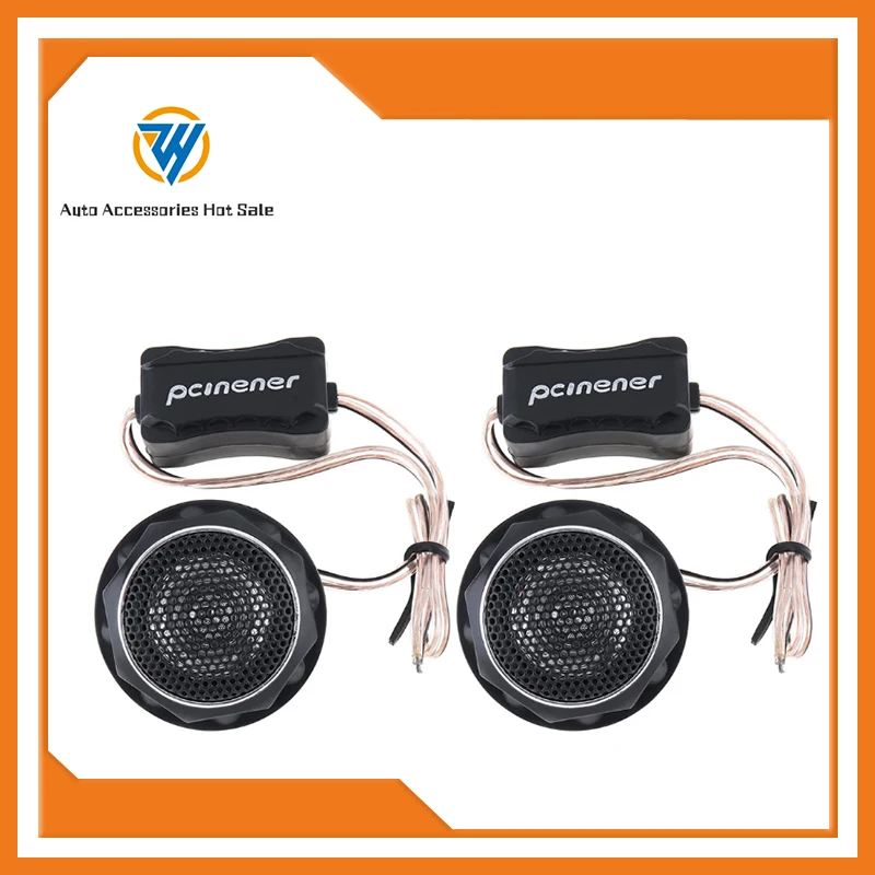 1 Pair Super High Frequency Car Audio Dome Tweeters Speakers T280 Entertainment Speaker 35W 50mm Built-in Crossover Dome