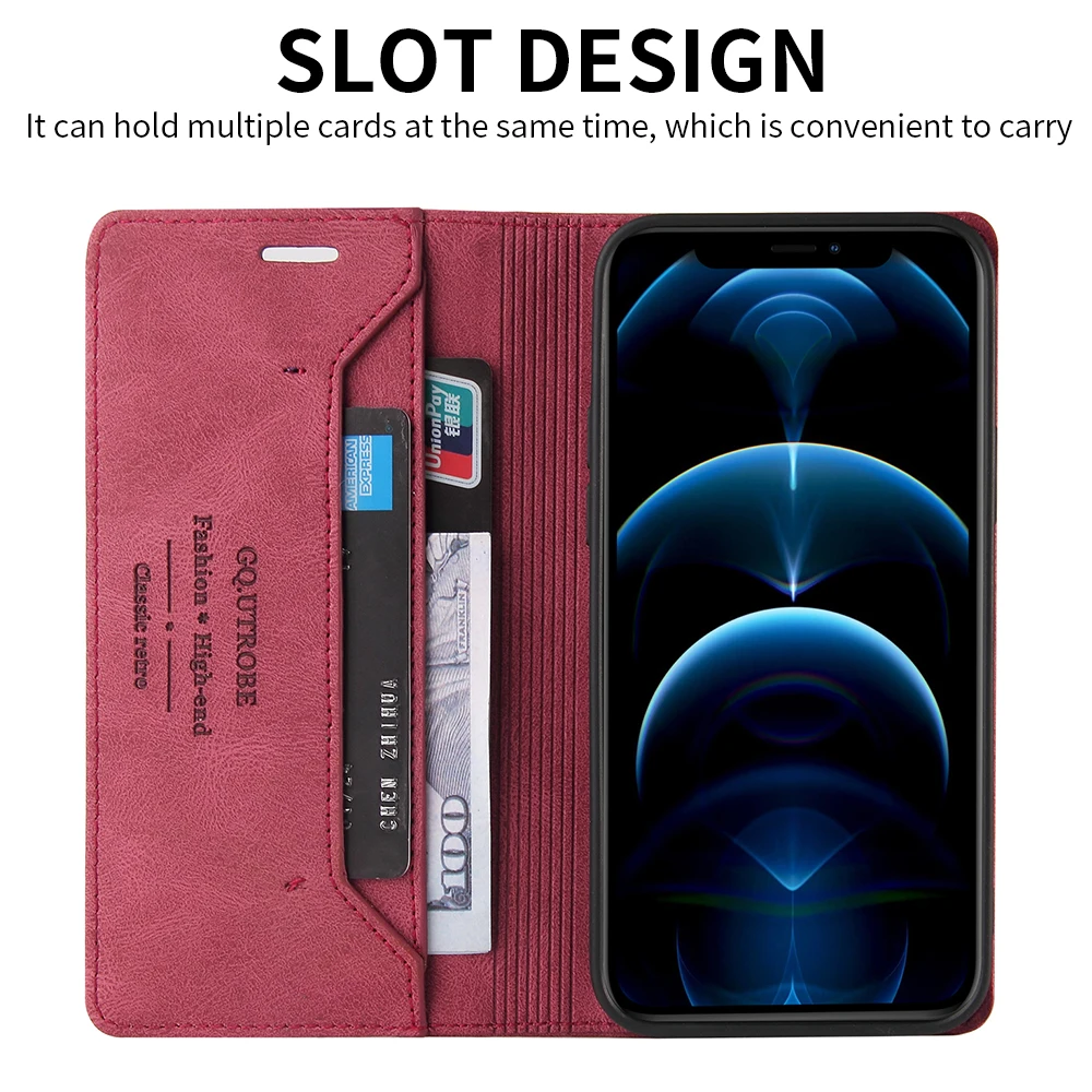 For OPPO A58 A78 A54 A74 A95 Wallet RFID Blocking Magnetic Flip Leather Case For OPPO Reno 10 Pro 5g Cover