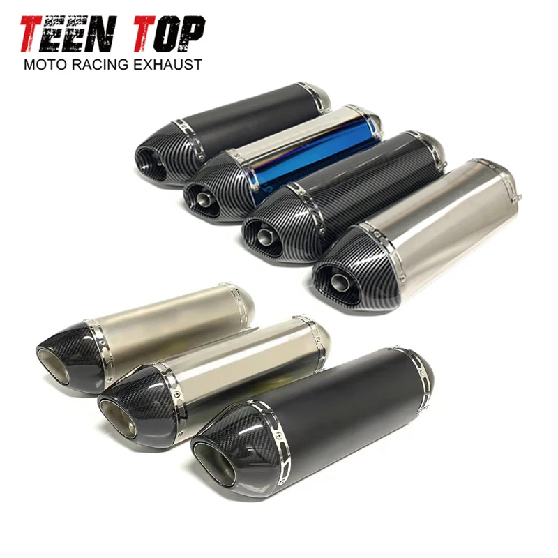 

Universal Motorcycle Exhaust Muffler 51mm DB Killer Yoshimural Exhaust Duke 390 R77 Moto R150 Silencer Z900 R1 R6 Escape Moto