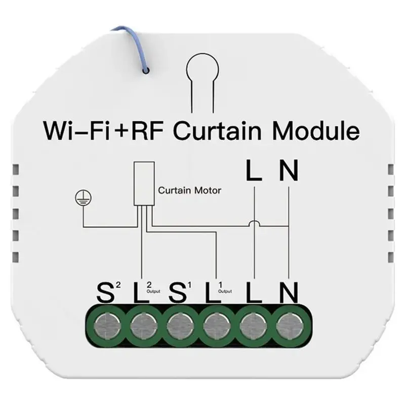 B92B-Wireless Shutter Motorc Smart Curtain Switch Electric Roller Blinds Shutter Motor Switch Breaker