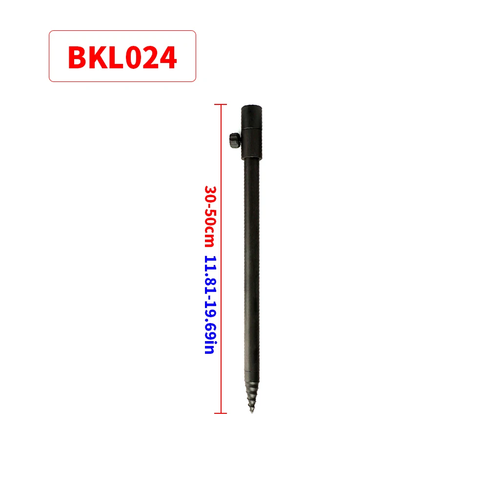 Hirisi Aluminium Bankstick Rod Pod Steun Verstelbare Hengelhouder voor Karpervissen Terminal Tackle Gereedschap